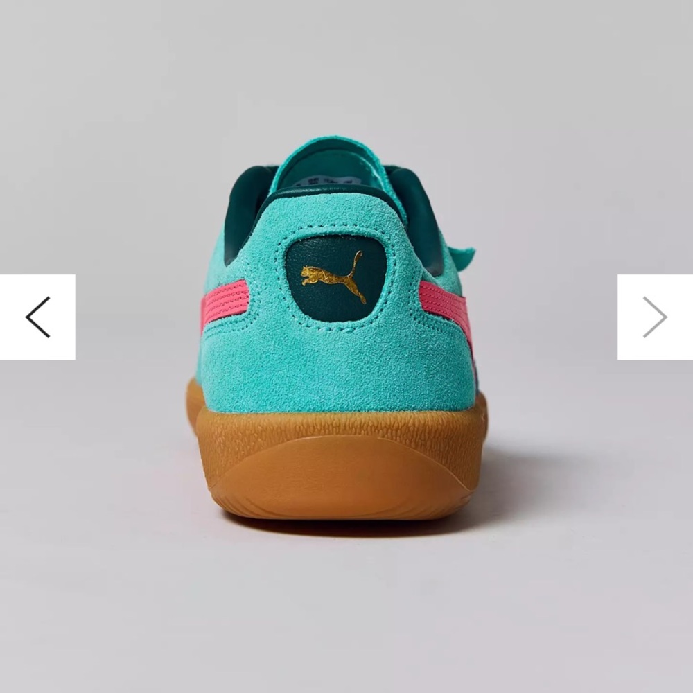 Puma Palermo Suede Sneaker in Aquatic-Dark Myrtle - Picture 2 of 7